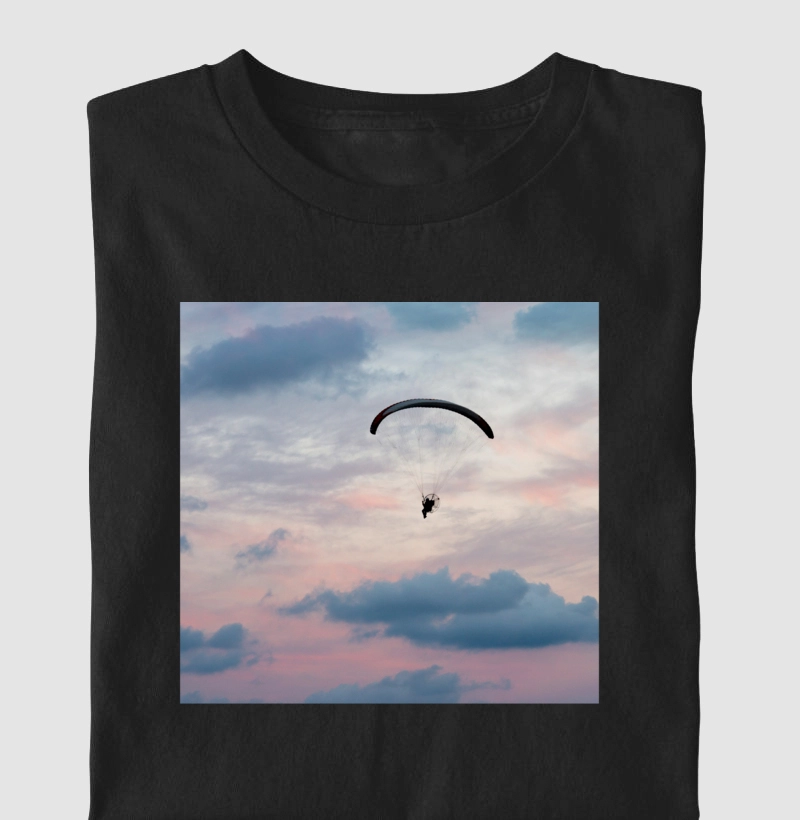 Paramotor In The Clouds