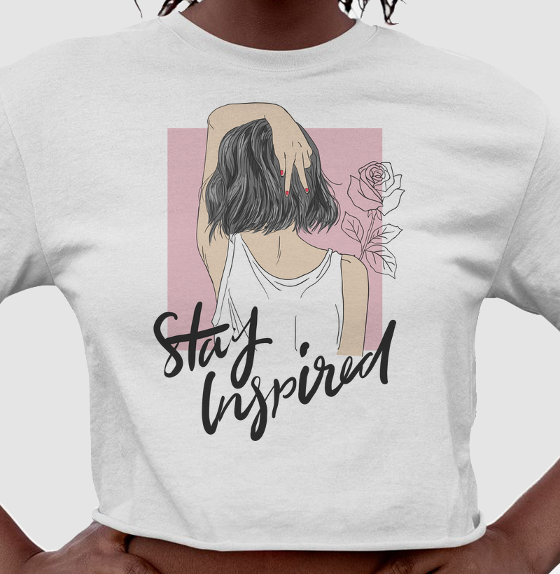 Cropped Stay Inspired