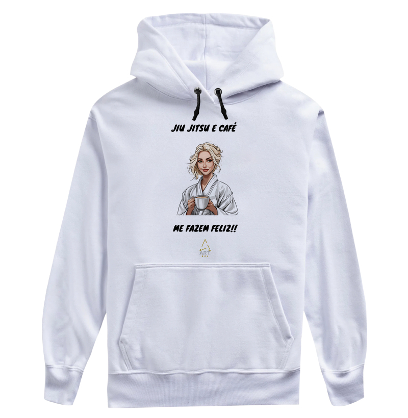Jiu Jitsu e café feminino loira