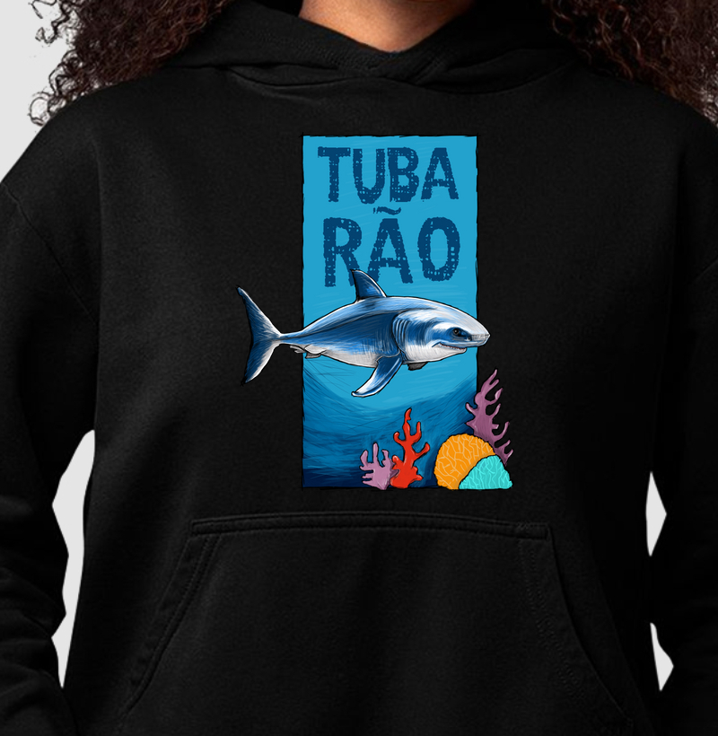 Hoodie Moletom O Tubarão