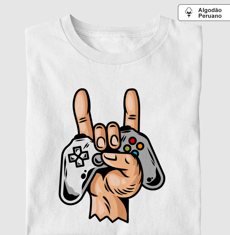 Camiseta Algodão Peruano Game On
