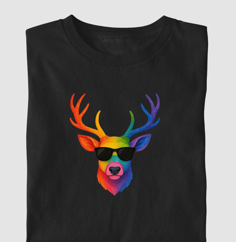 🦌😎🌈 Orgulho que brilha.