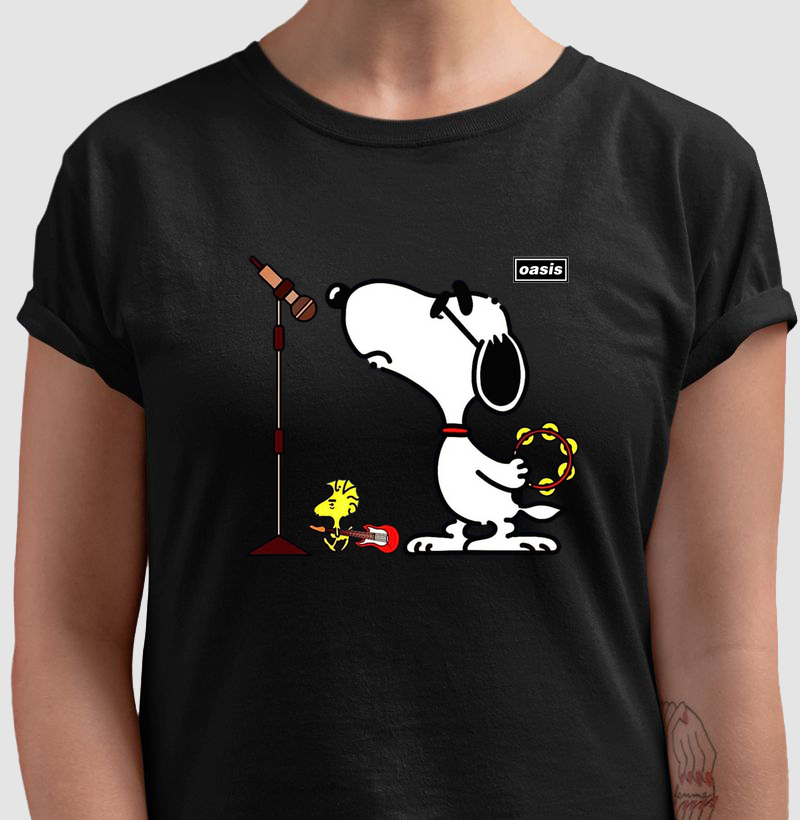 camiseta snoopy oasis