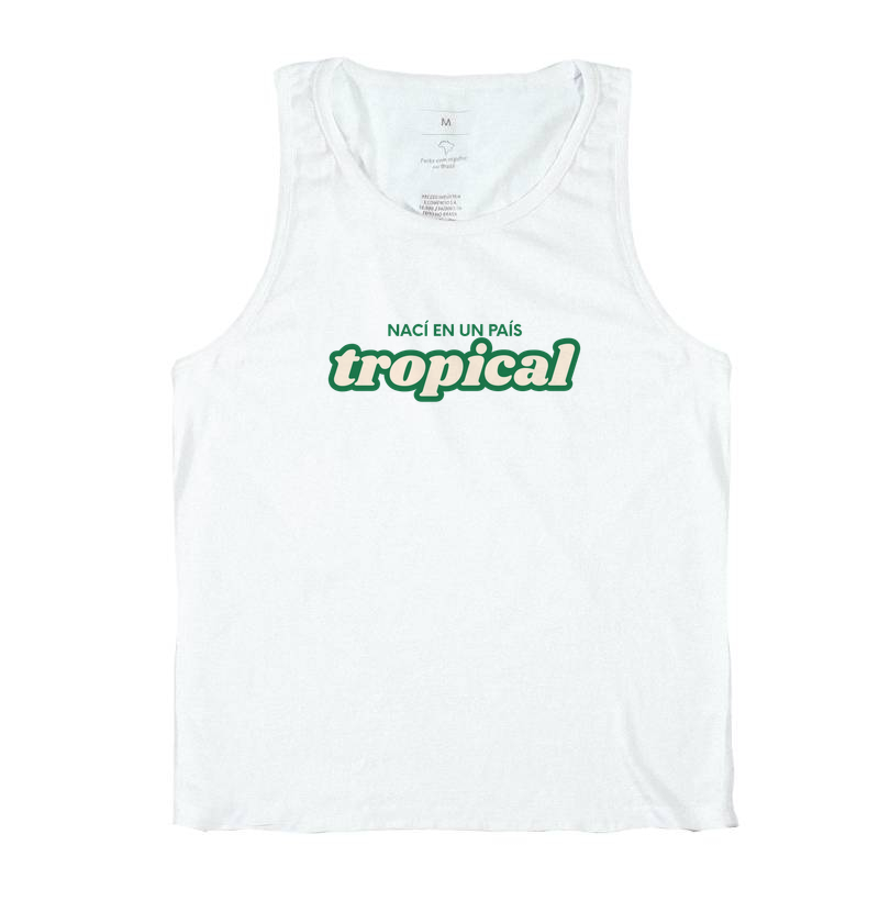 nací en un país tropical