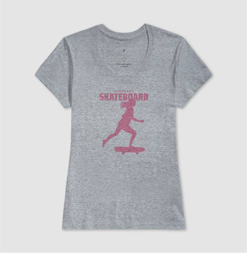 Camiseta Aimobaba Skateboard feminina