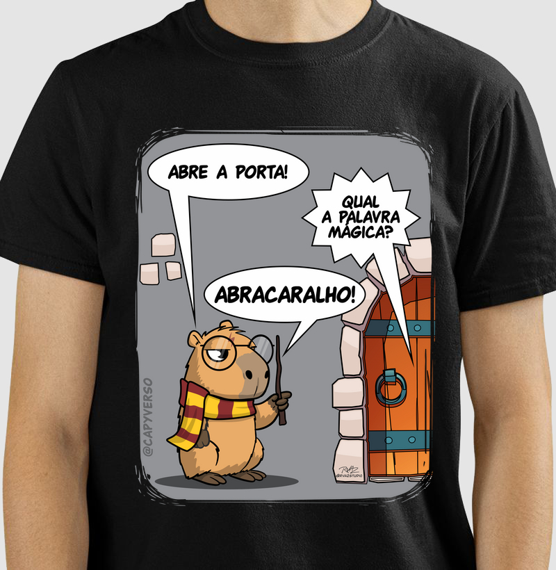 Camiseta Capivara Abracaralho