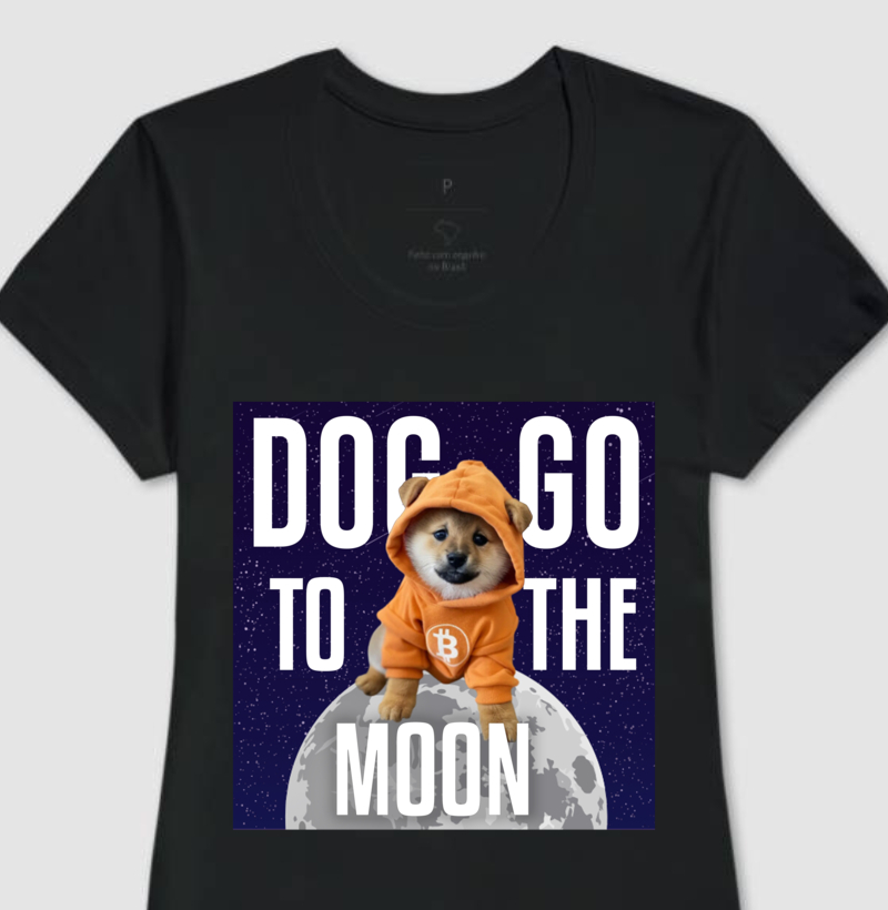 Baby Look DOG GO TO THE MOON