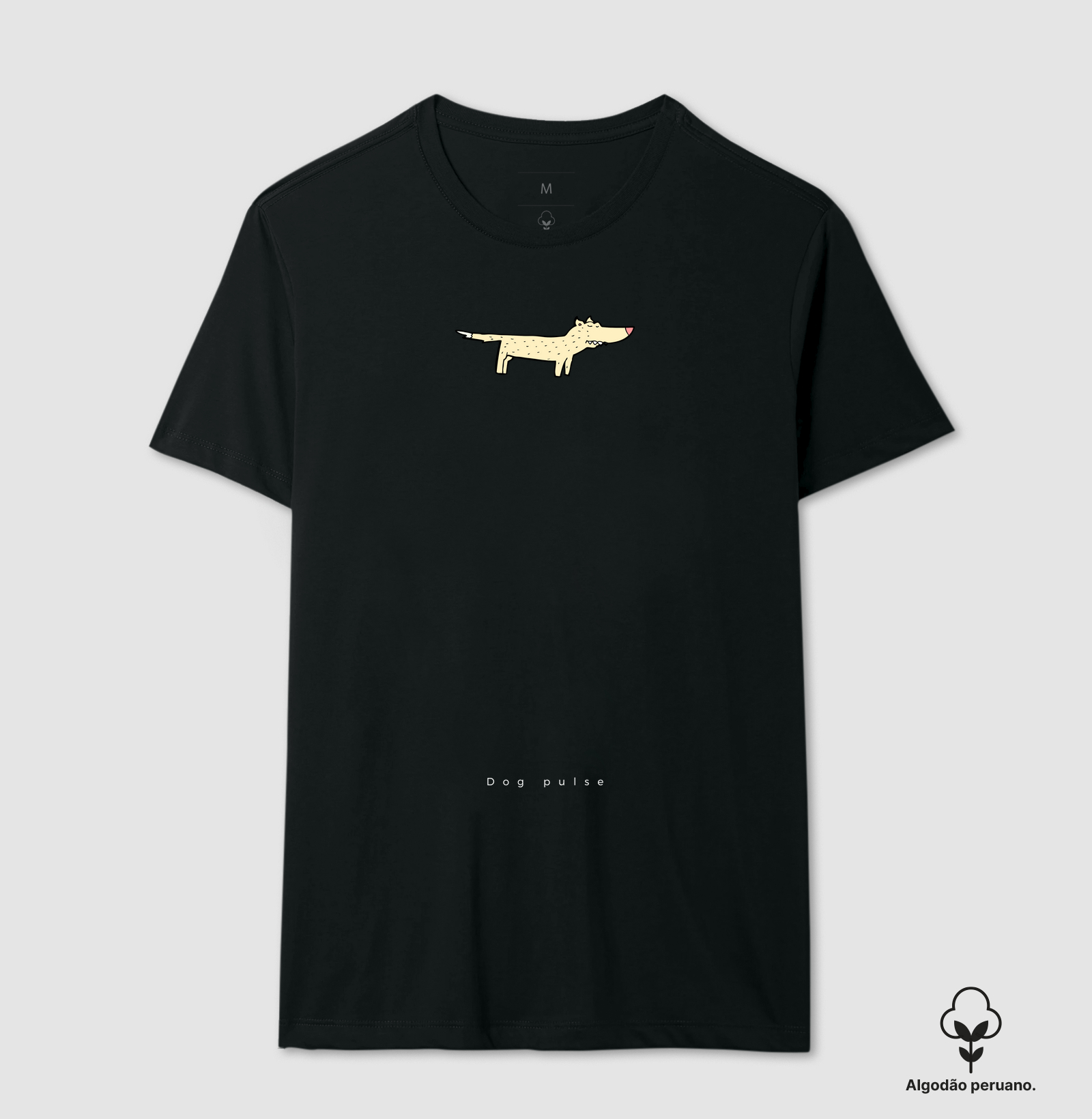 Camiseta Algodão Peruano Dog Pulse Caramelo Love