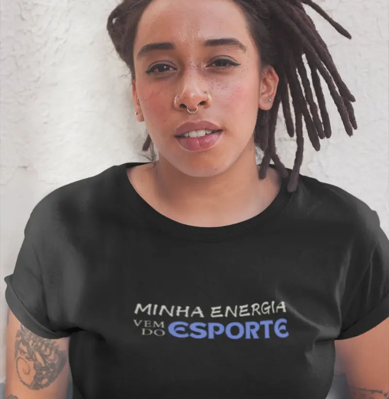 Camiseta Energia Ativa | Minha energia vem do esporte