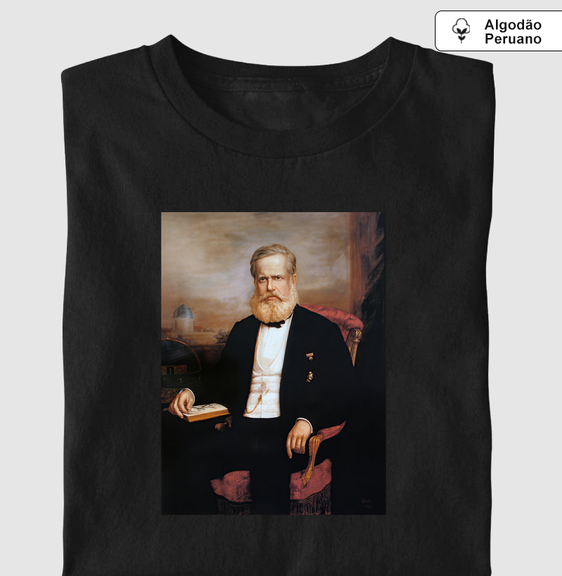 Camiseta O Imperador e o Livro (1875)