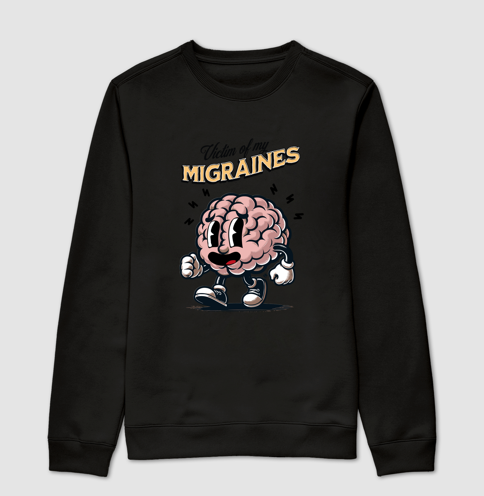 Suéter Moletom Victim of my Migraines