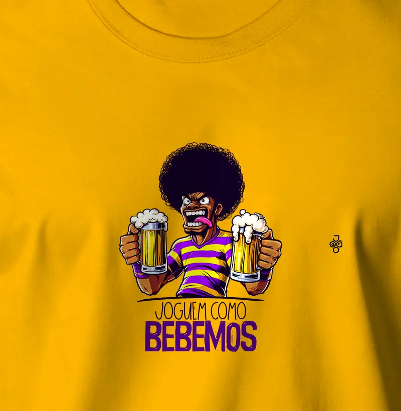 Camiseta Joguem como Bebemos