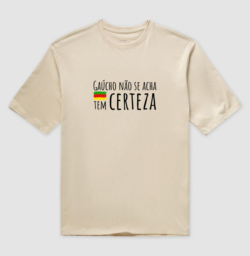 Camiseta Gaúcho não se acha (oversized)