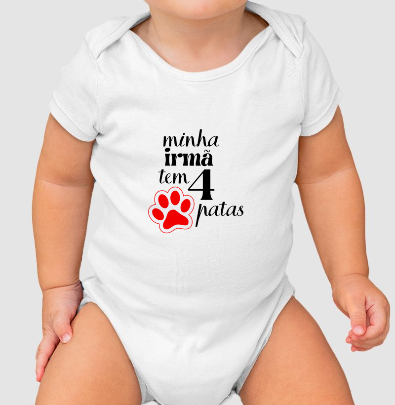 Minha irmã tem 4 patas