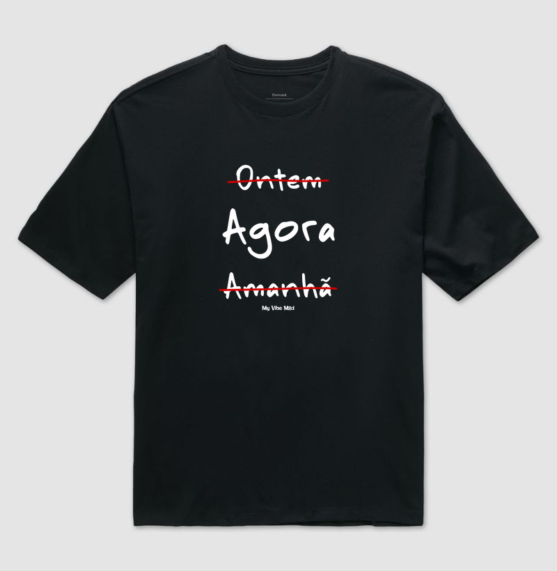 Camiseta Oversized - Agora
