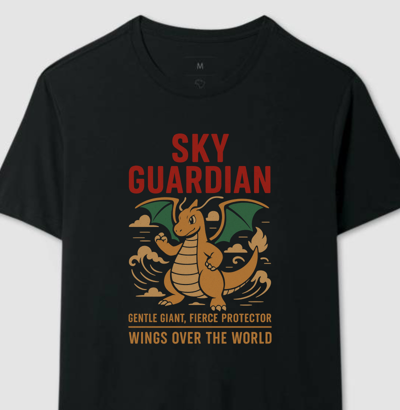 Sky Guardian Dragonite Pokémon Retro Series