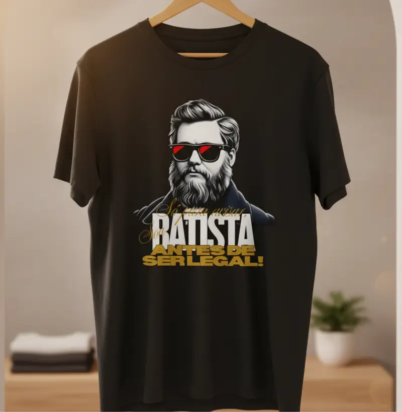 “SÓ PARA AVISAR SOU BATISTA ANTES DE SER LEGAL!”
