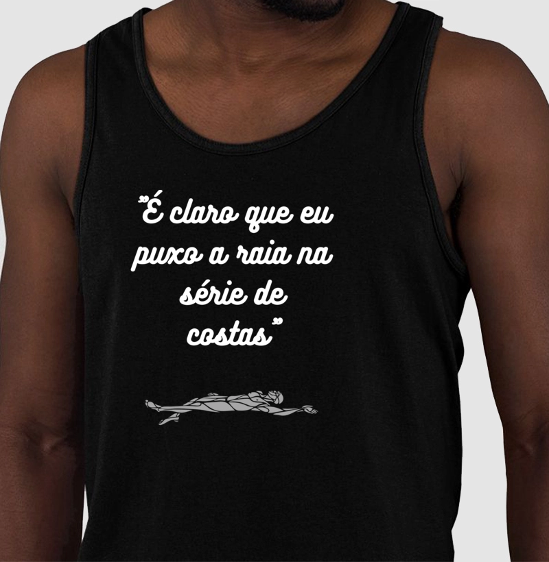 "É claro que eu puxo a raia na série de costas"