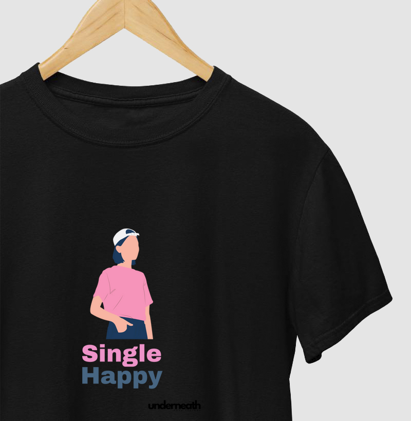 camiseta single happy  ( produto com qualidade RESERVA INK )