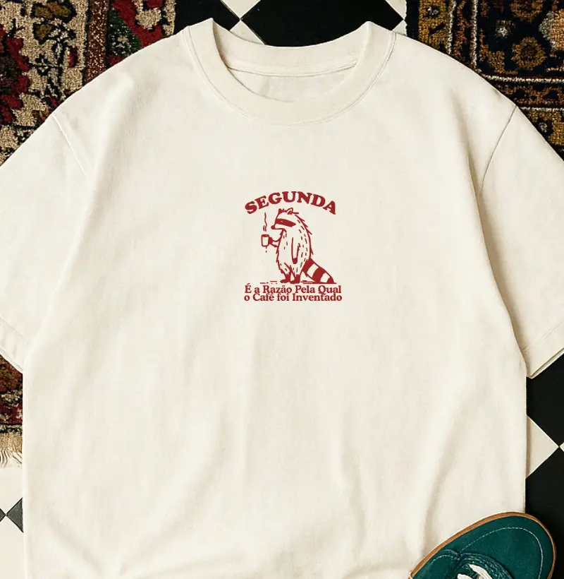 OVERSIZED - Segunda é a razão pela qual o café foi inventado