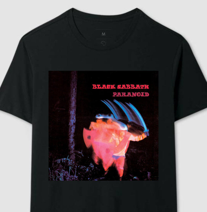 Camiseta Black Sabbath - Paranoid