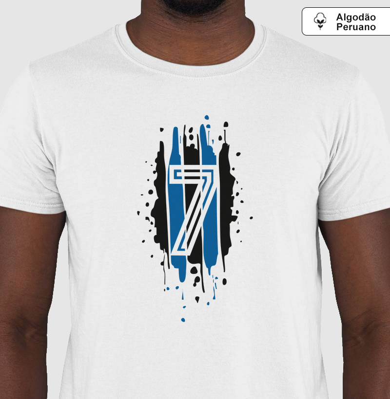 Camiseta Algodão Peruano Número 7 do Renato