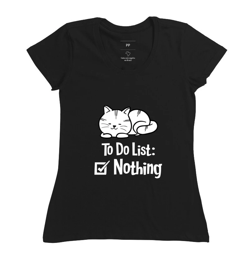 Camiseta Cato To do List Feminina