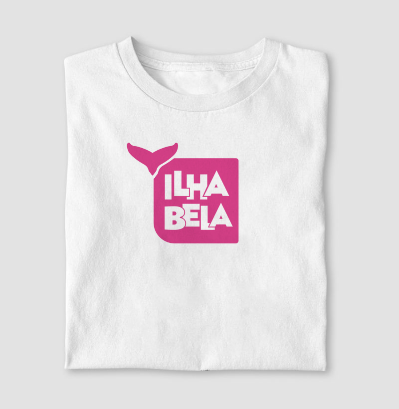Camiseta Baleia Melina Ilhabela Rosa