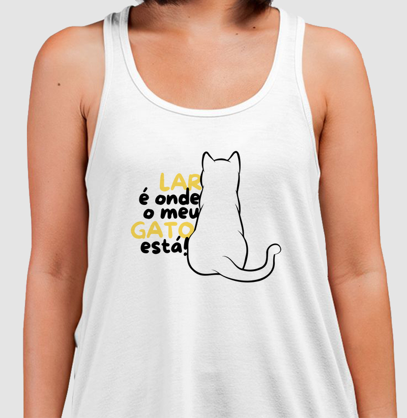 Lar é onde meu gato está