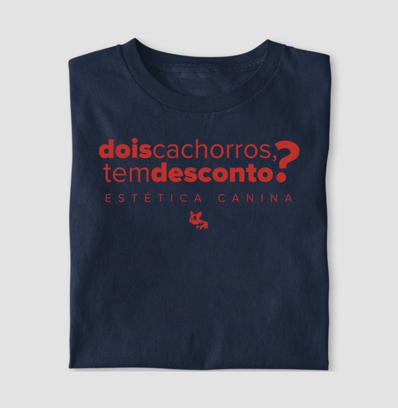 Camiseta Dois Cachorros