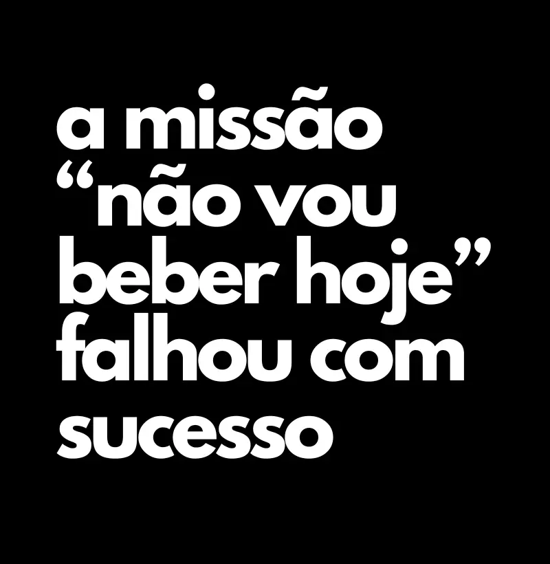 Missão Não Beber
