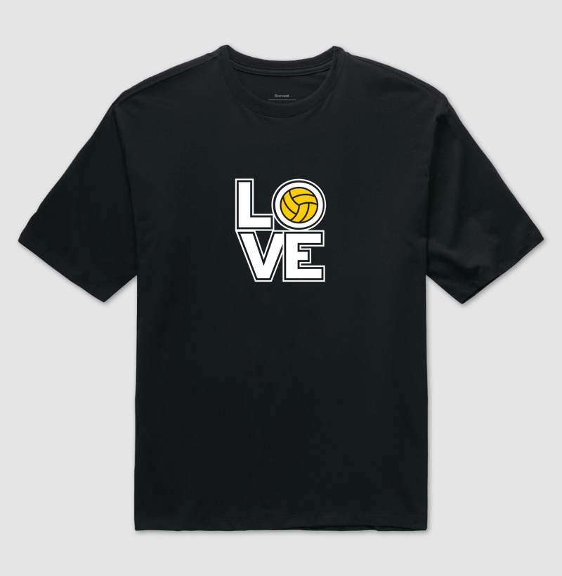 Estampa Love Vôlei de Praia
