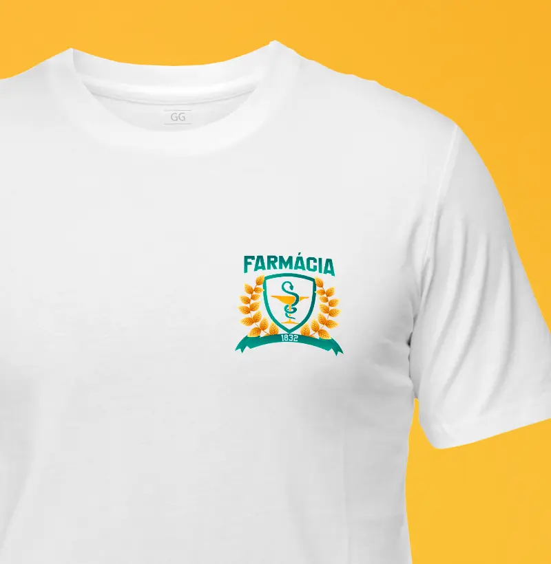 Camiseta Farmácia Símbolo 1832 - masculina 