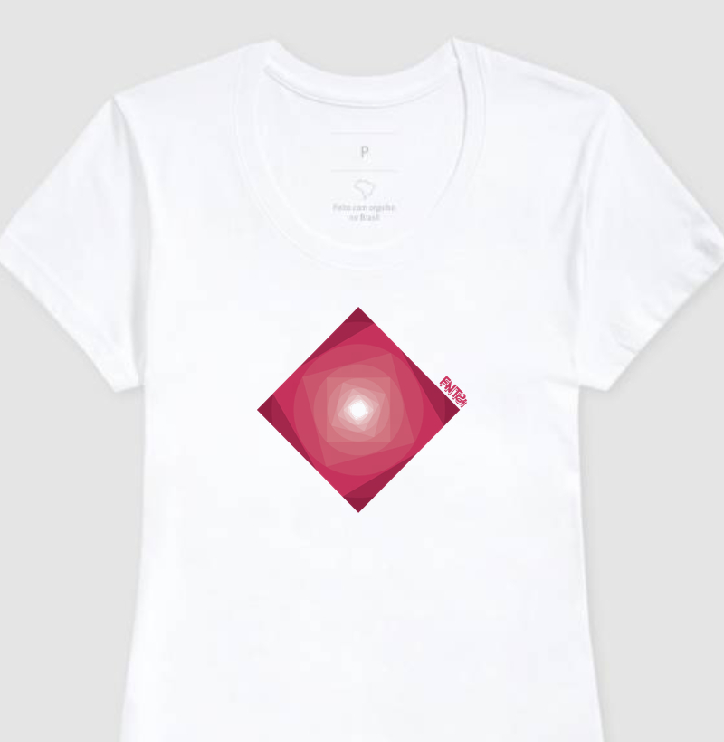 T-SHIRT "INFINITA FANTASIA" / MAGENTA MINIMAL