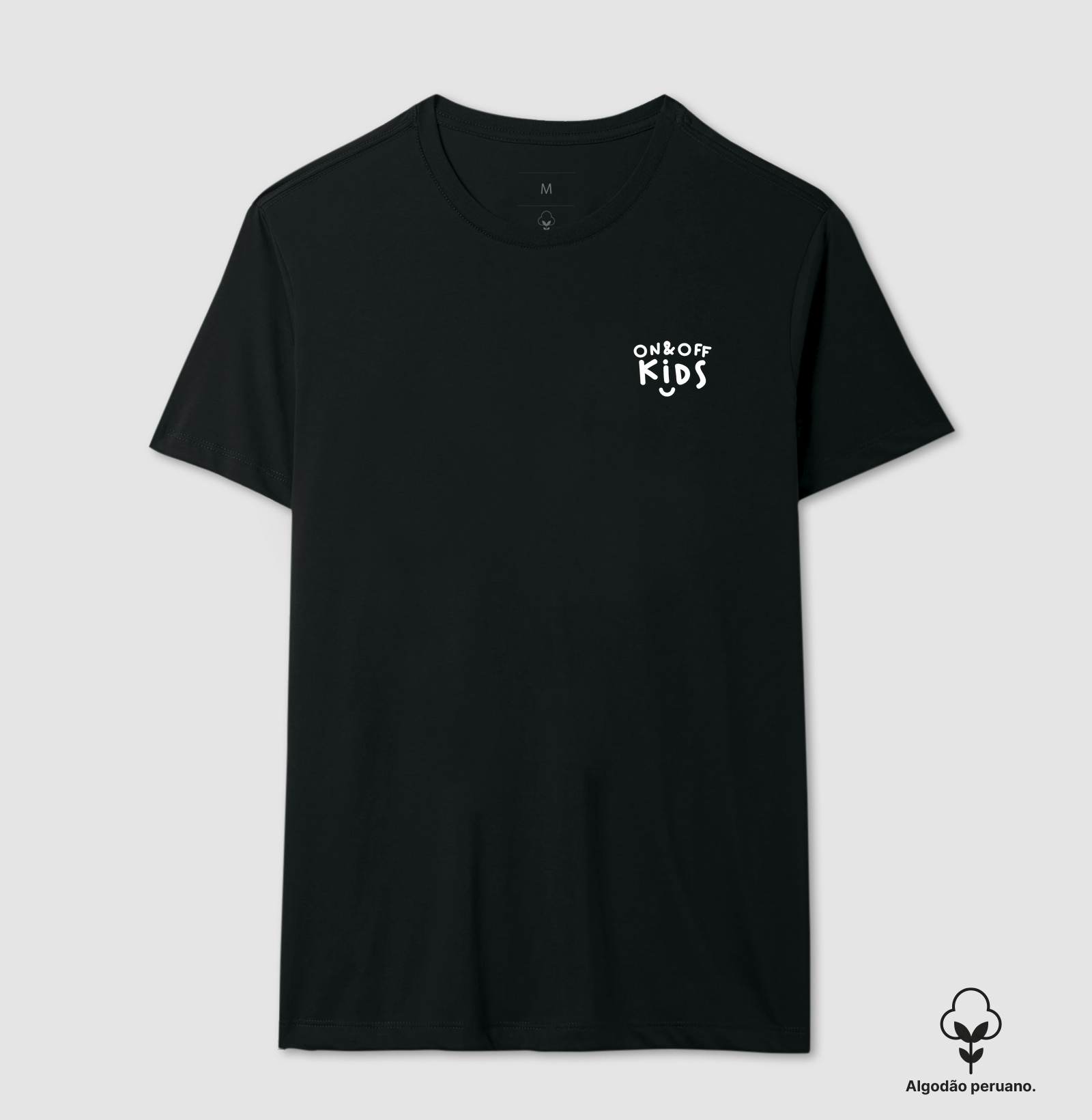 on&off kids logo Branco completo