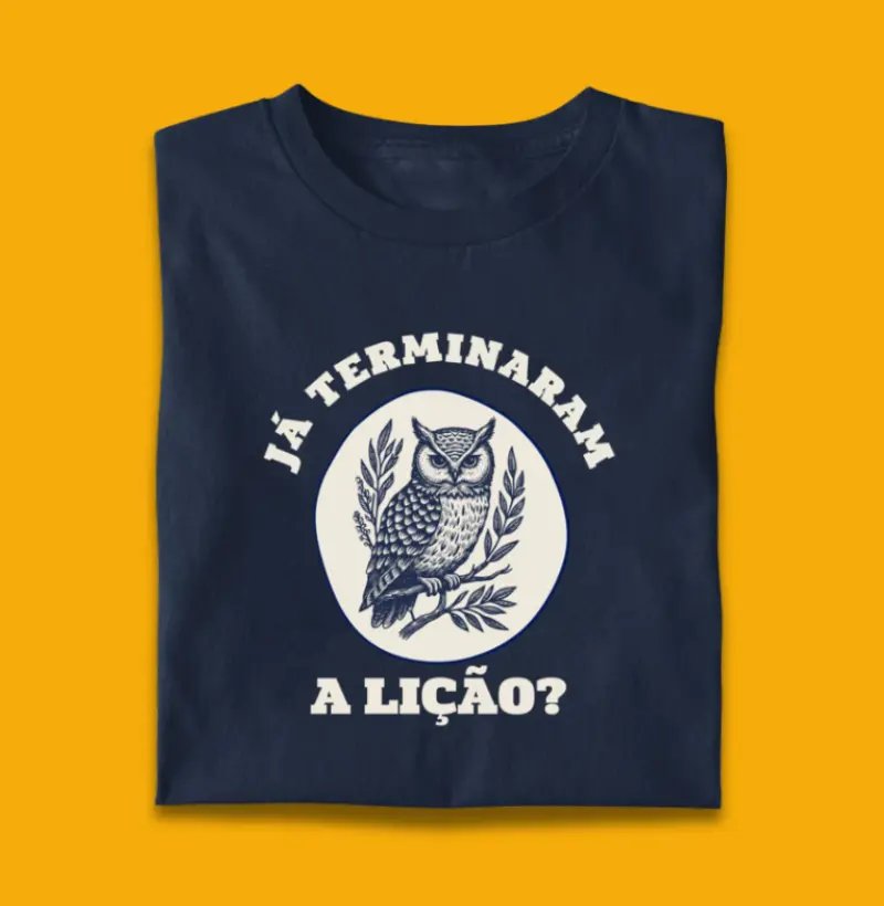 Já terminaram a lição?