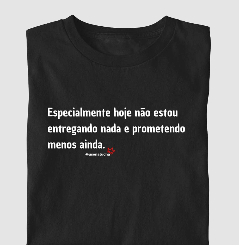 ENTREGANDO NADA E PROMETENDO MENOS AINDA