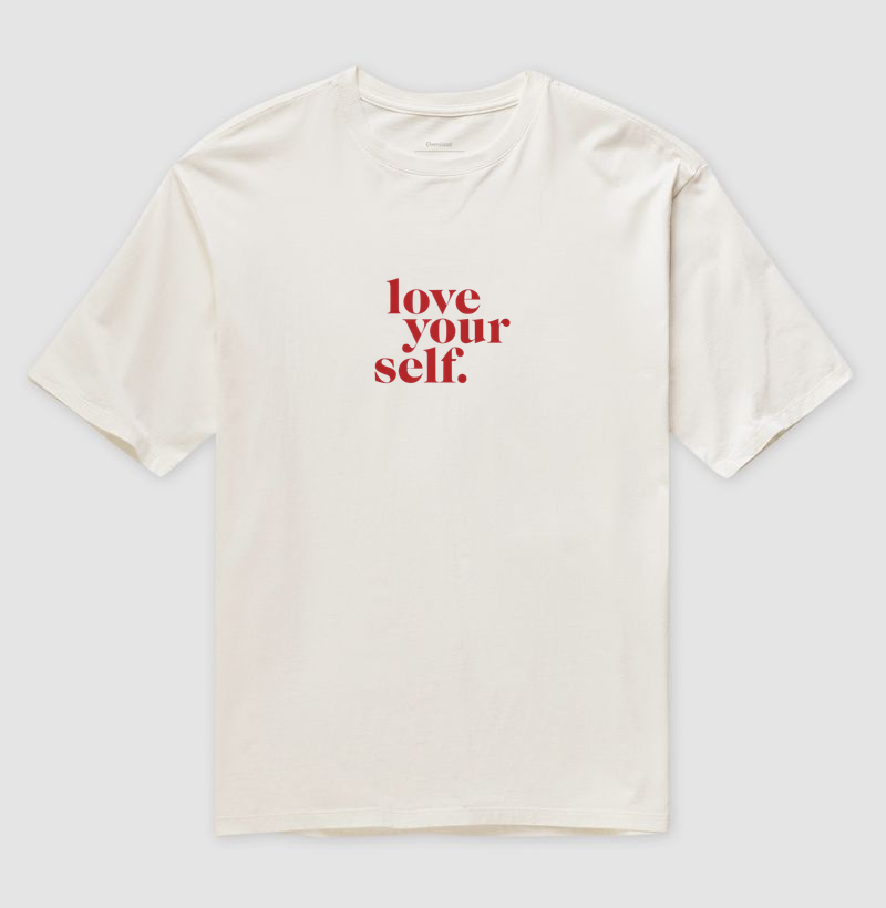 Camiseta Oversized Love Yourself