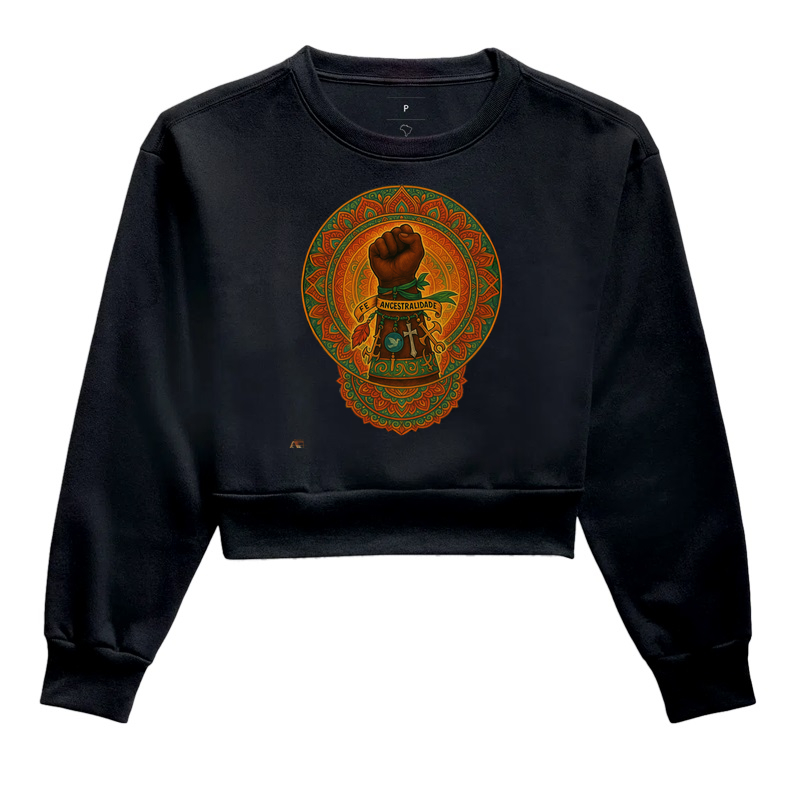 Hoodie Moletom Mandala de ancestralidade 