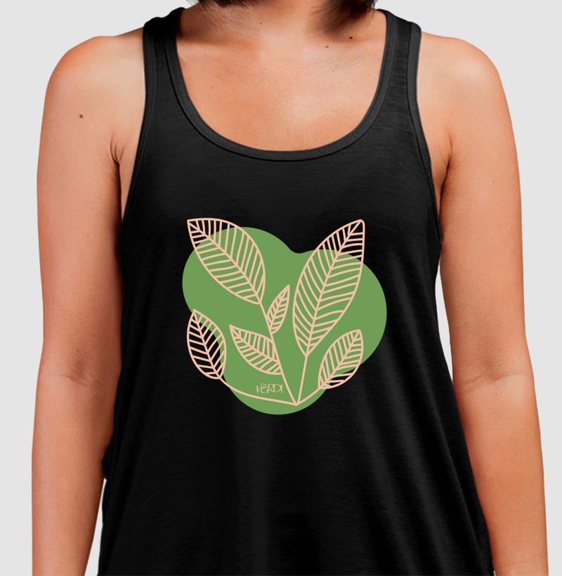 Folhas vazadas com fundo