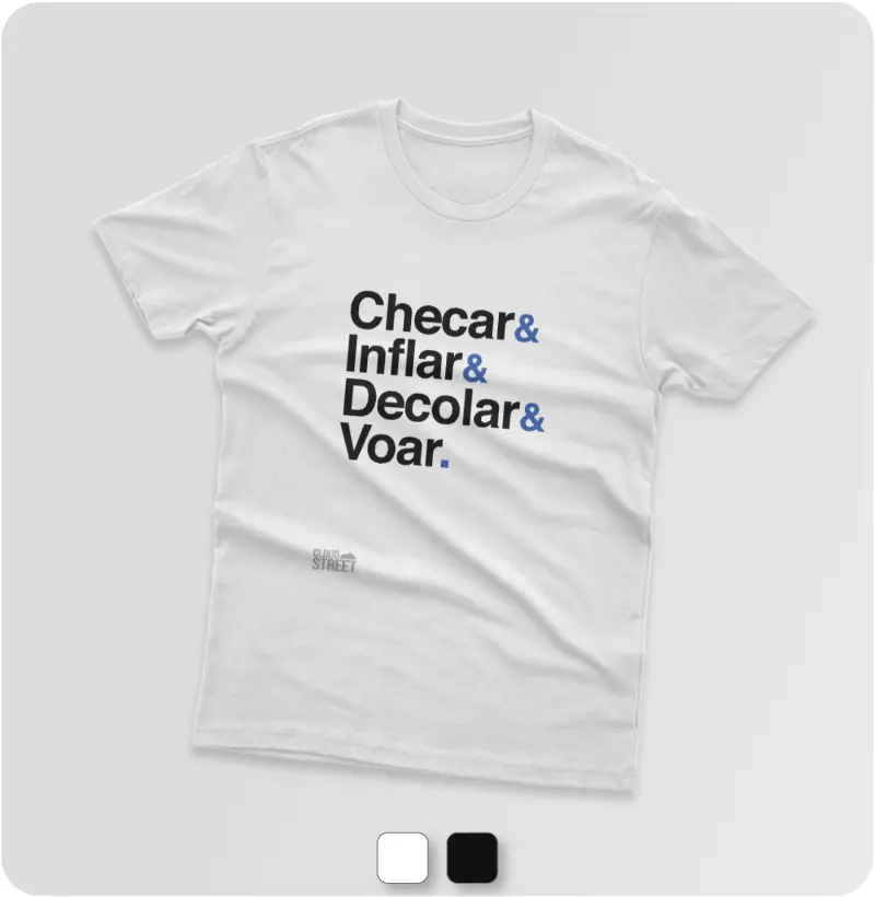 Checar, Inflar, Decolar e Voar