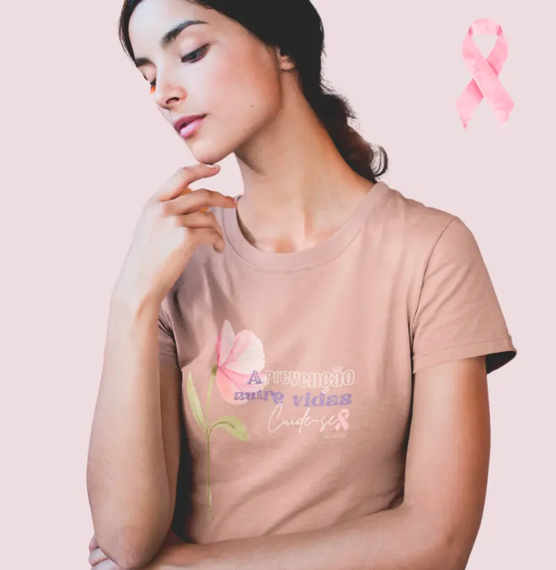 Camiseta | A prevenção nutre vidas - Outubro Rosa