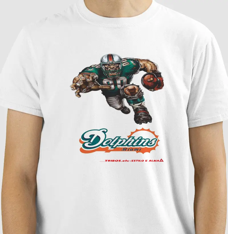 CAMISETA RESERVA.INK MASCULINA E FEMININA TRIBOS.etc  NFL DOLPHINS