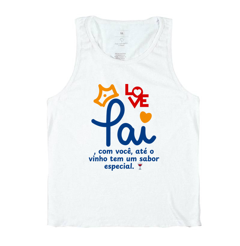 Camiseta Coleção Pai - Pai, com você,...