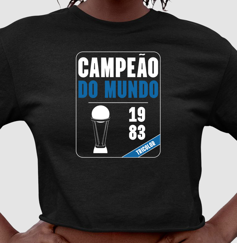 Cropped Campeão do Mundo