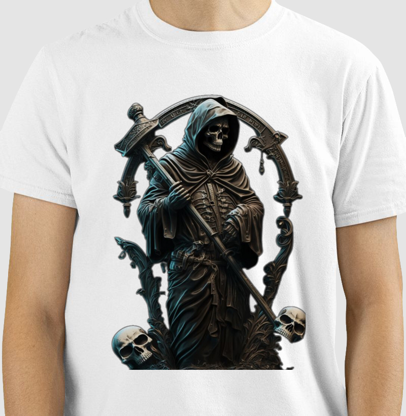 Camiseta Tata Caveira 100% Algodão