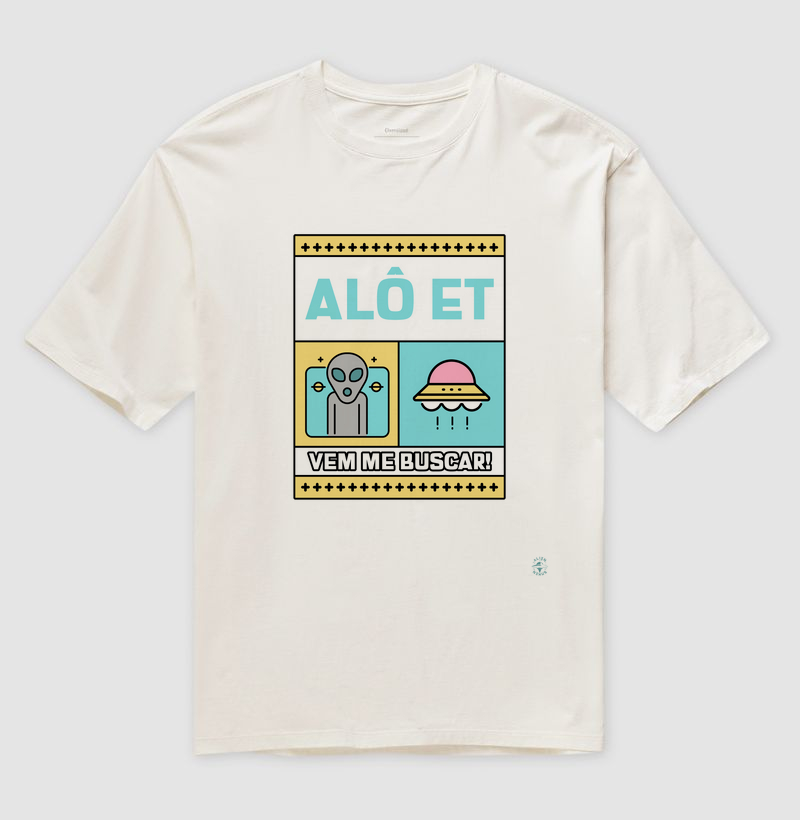 Camiseta Oversized "ALÔ ET"