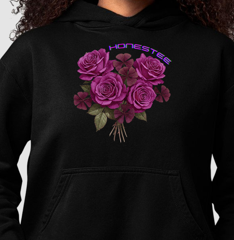 HONESTEE ROSA ROXA Hoodie