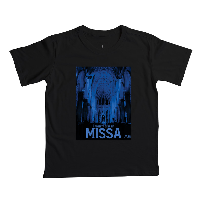 Camiseta de ir na missa - Infantil