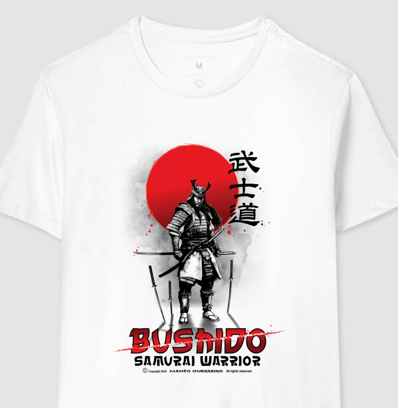 Camisa Bushido Branca Masculina